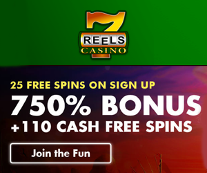 7reels casino bonus