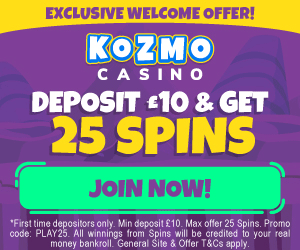 kozmo casino offer
