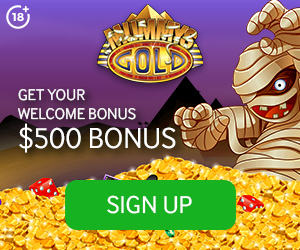 mummy's gold casino bonus