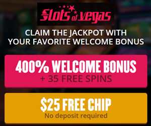slots of vegas casino bonus