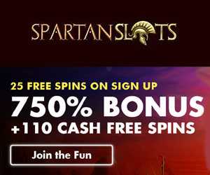 spartan slots casino new bonus