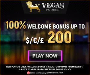 vegas paradise casino bonus